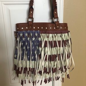 American flag purse